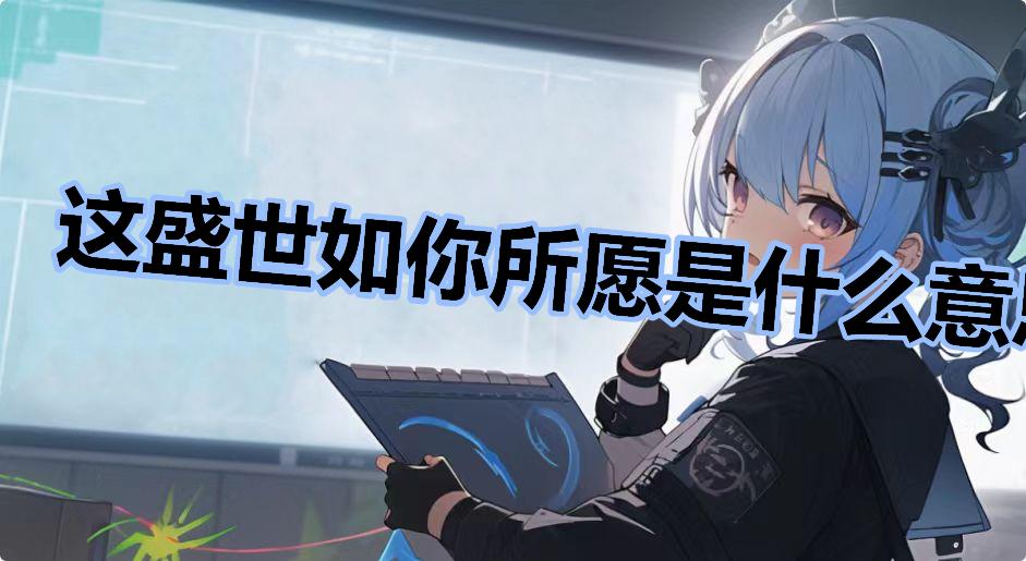这盛世如你所愿是什么意思