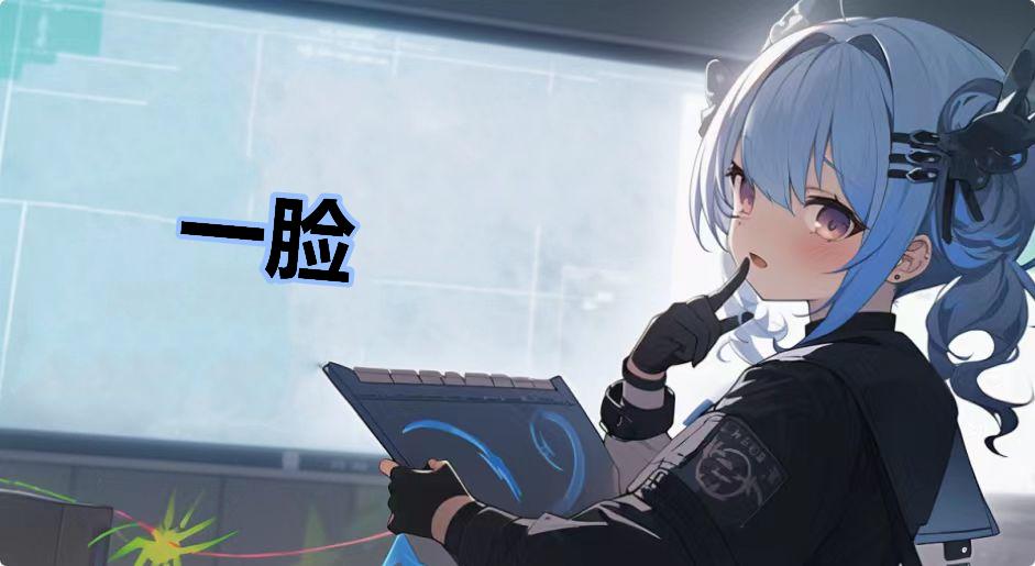 一脸