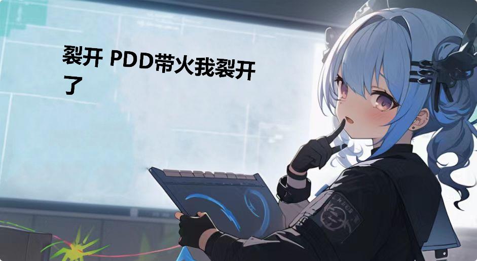 裂开 PDD带火我裂开了