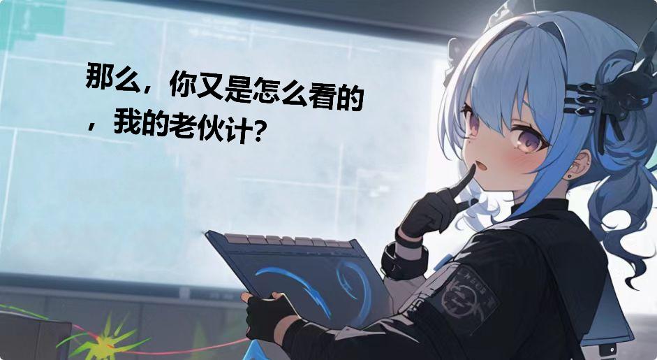 那么，你又是怎么看的，我的老伙计？
