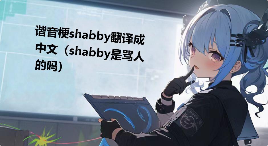 谐音梗shabby翻译成中文（shabby是骂人的吗）